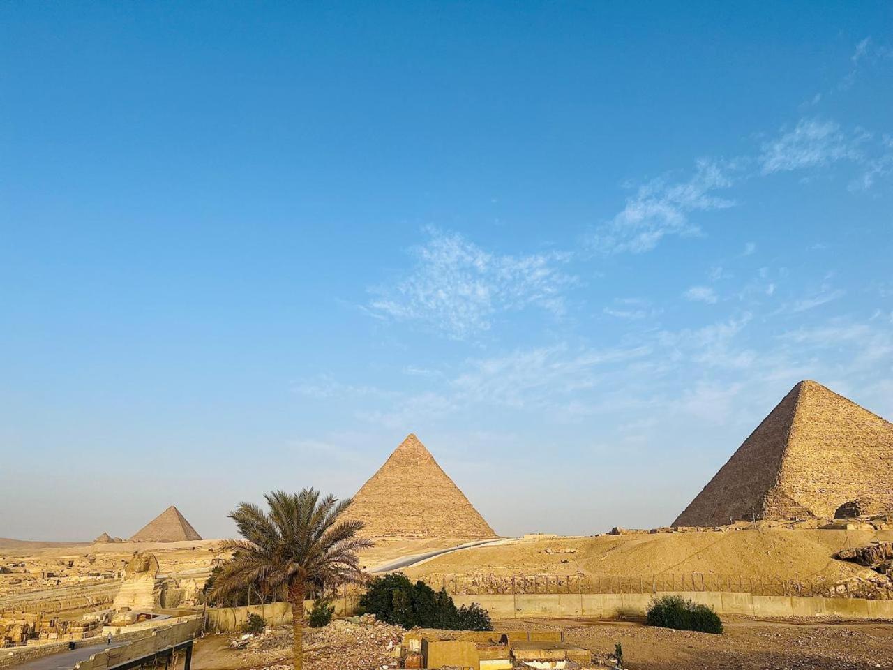 Kemet Pyramids Room View Kairo Exterior foto