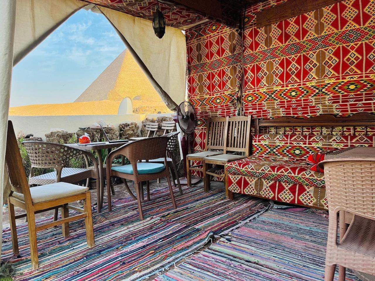 Kemet Pyramids Room View Kairo Exterior foto