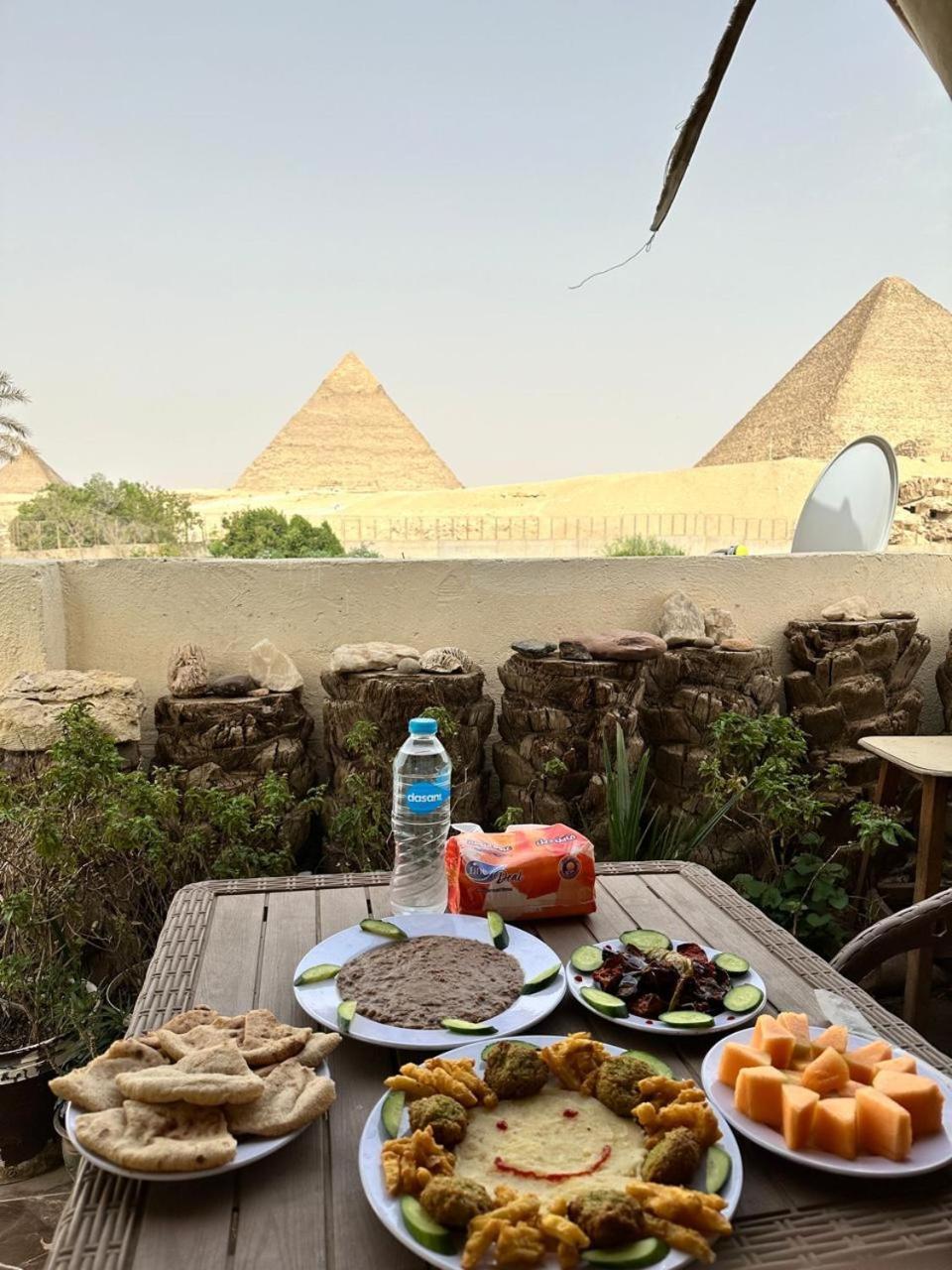 Kemet Pyramids Room View Kairo Exterior foto