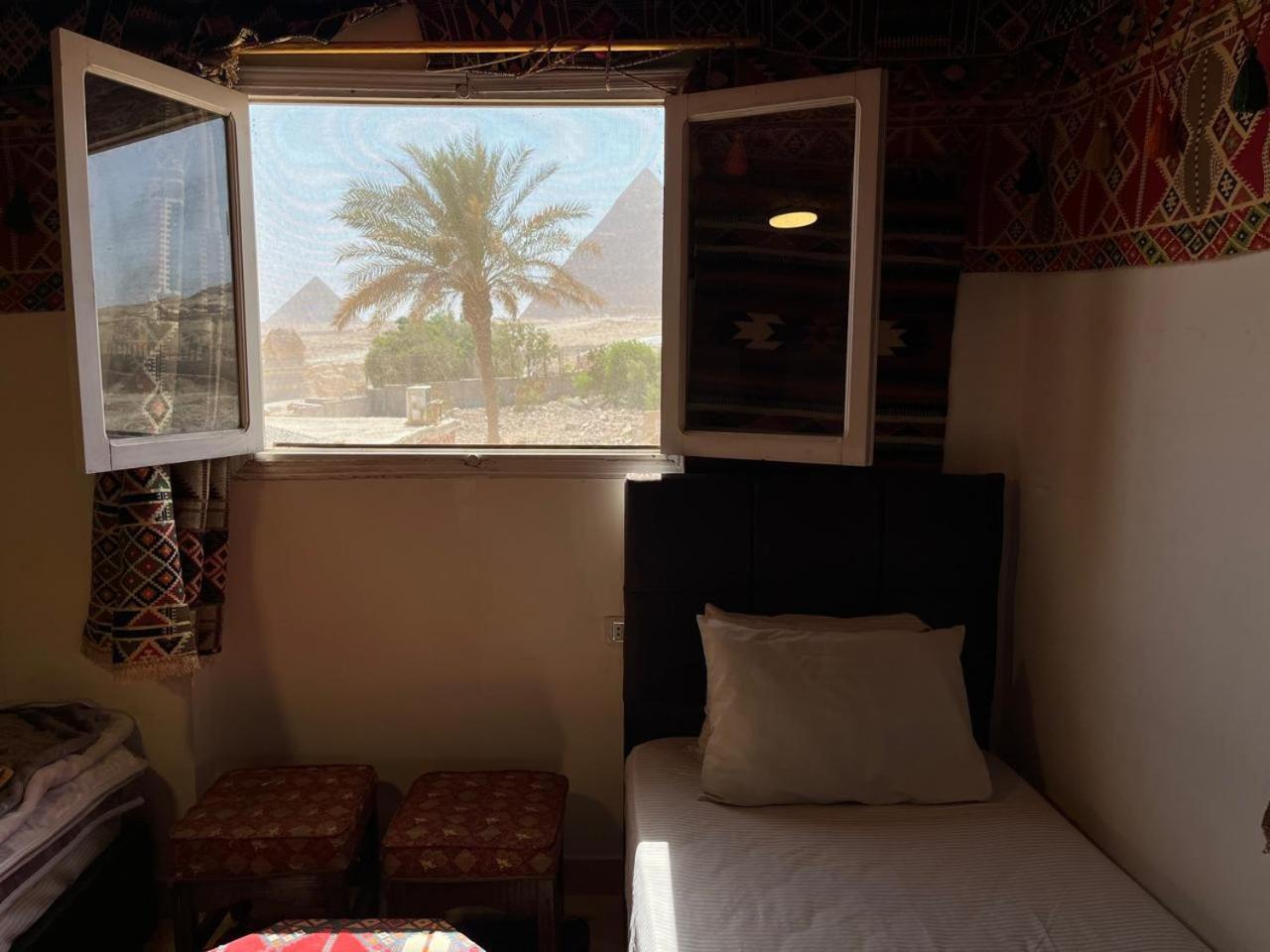Kemet Pyramids Room View Kairo Exterior foto