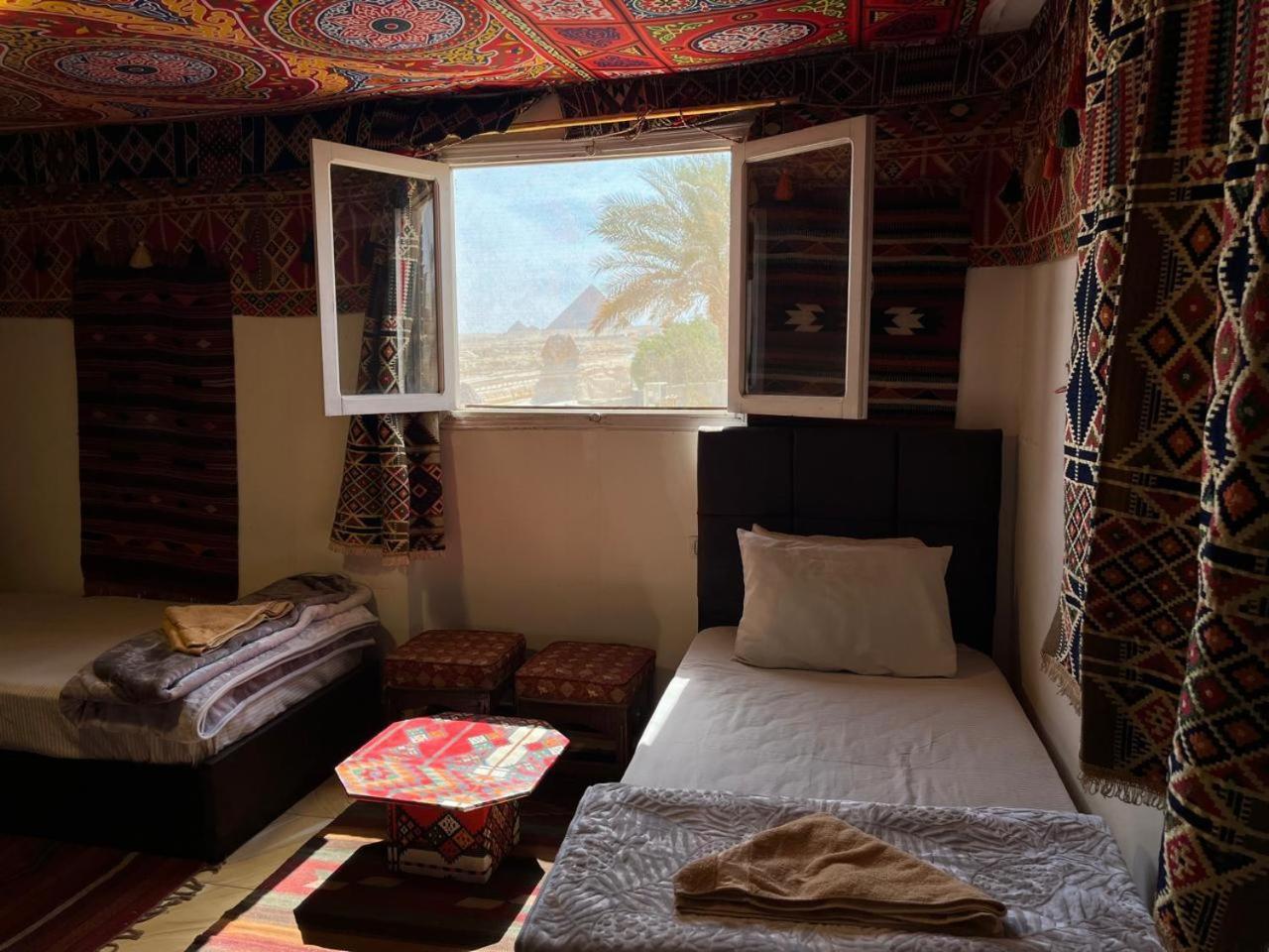 Kemet Pyramids Room View Kairo Exterior foto