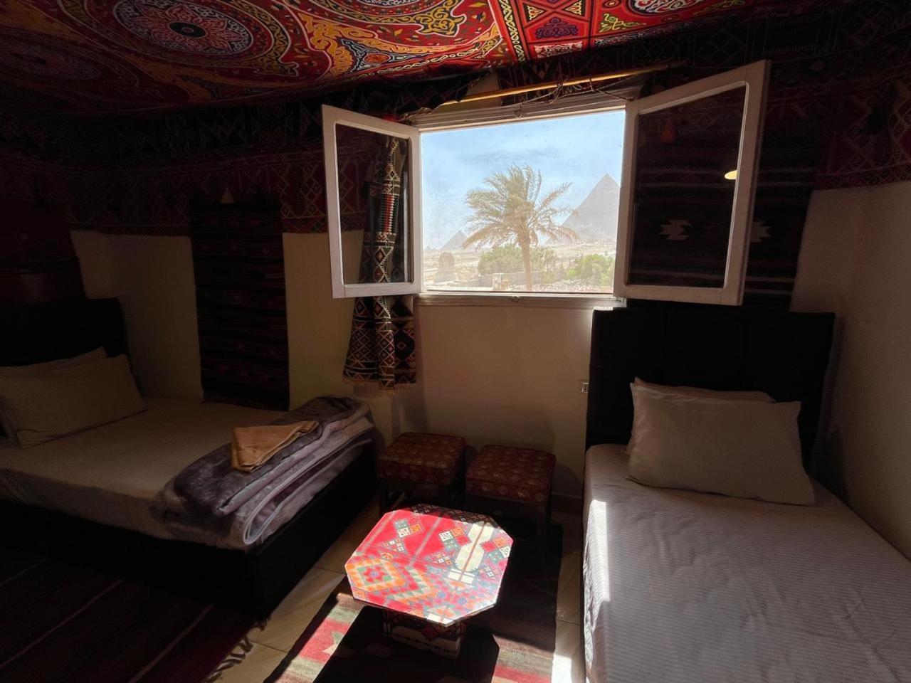 Kemet Pyramids Room View Kairo Exterior foto
