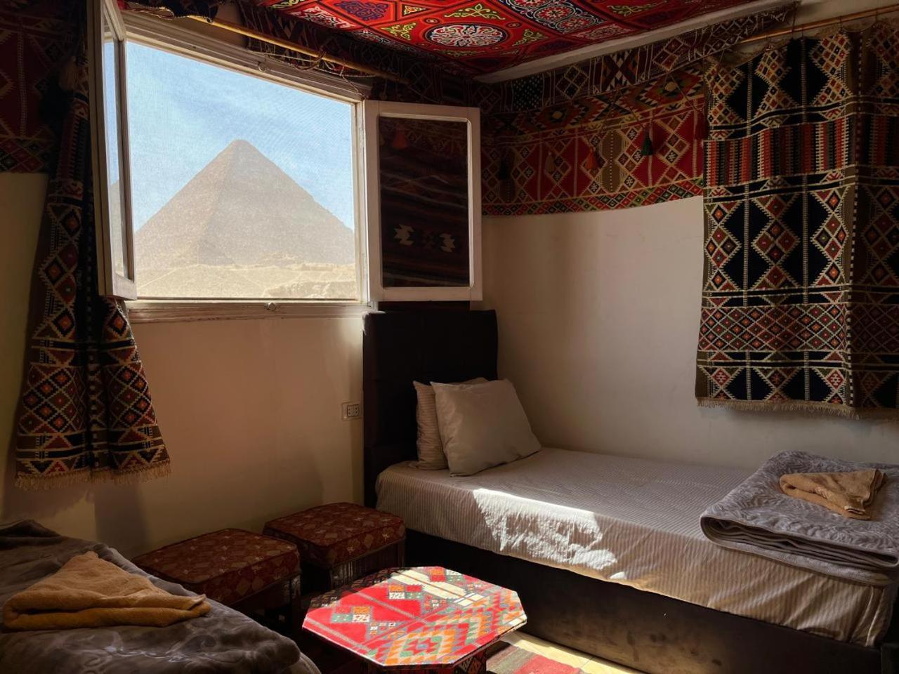 Kemet Pyramids Room View Kairo Exterior foto