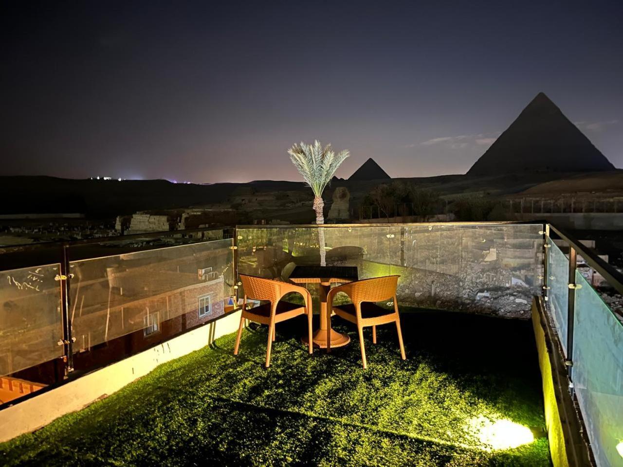 Kemet Pyramids Room View Kairo Exterior foto
