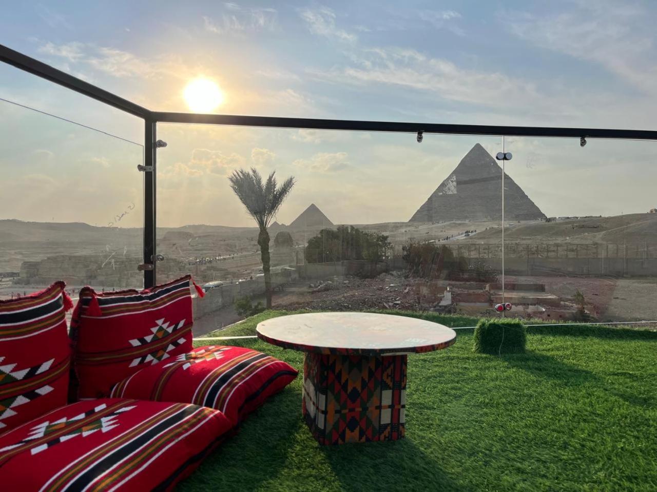 Kemet Pyramids Room View Kairo Exterior foto
