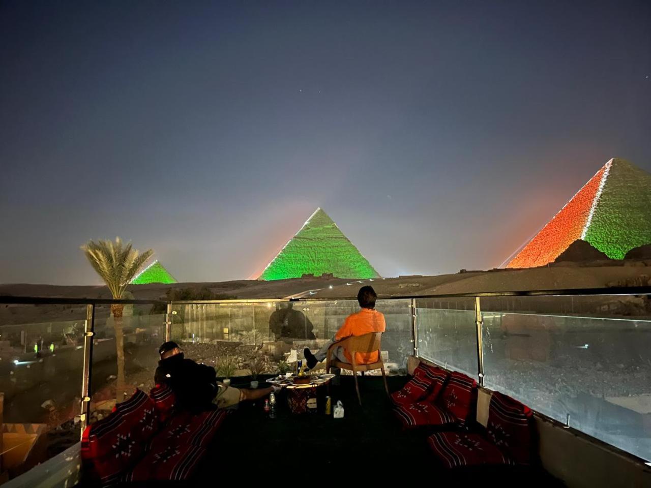 Kemet Pyramids Room View Kairo Exterior foto