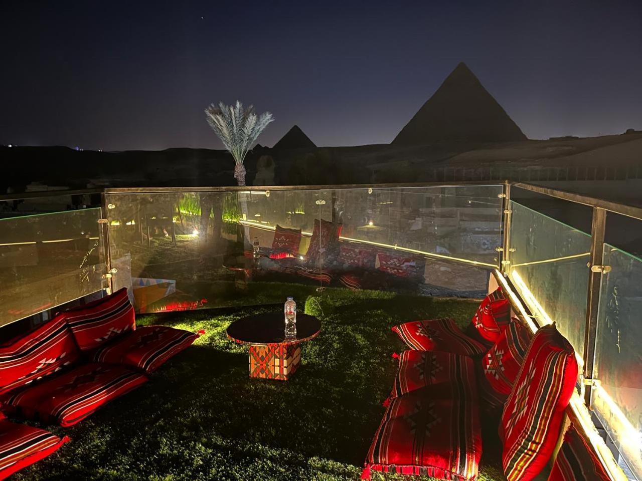 Kemet Pyramids Room View Kairo Exterior foto