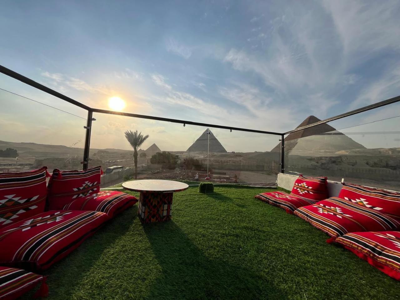 Kemet Pyramids Room View Kairo Exterior foto