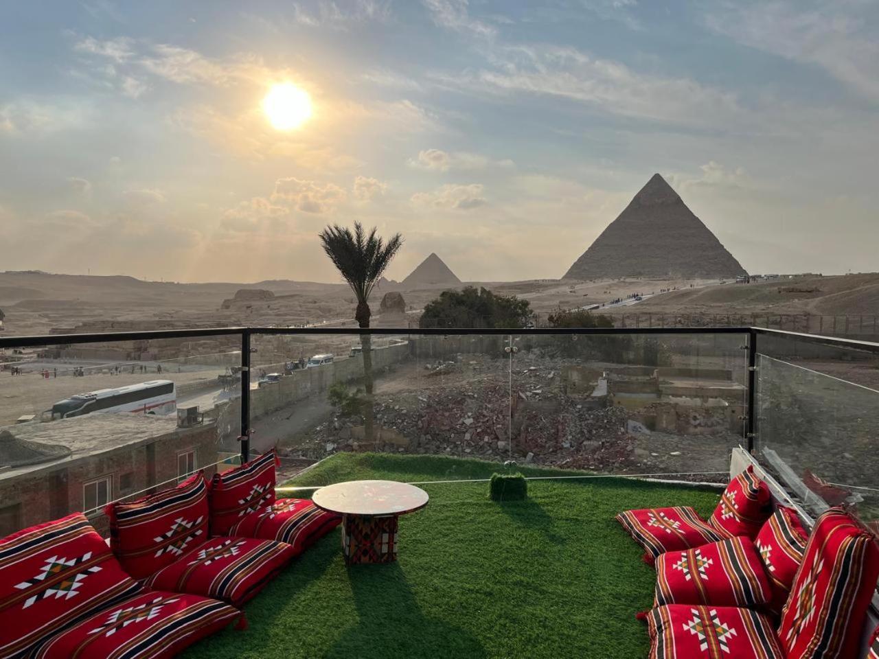 Kemet Pyramids Room View Kairo Exterior foto