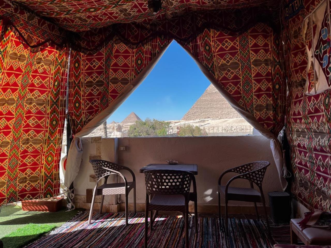 Kemet Pyramids Room View Kairo Exterior foto
