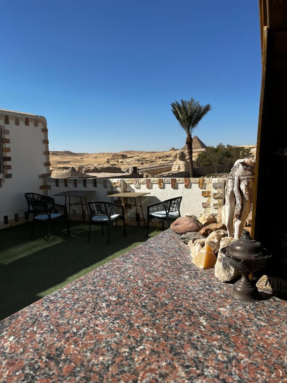Kemet Pyramids Room View Kairo Exterior foto